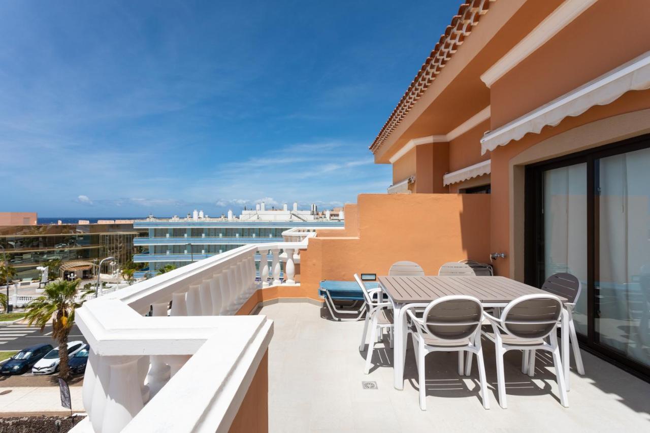 Exclusive Penthouse Playa Las Vistas 4 Close To The Sea And Beach, Aircondition For A Fee, Wifi, Terrace, Heated Pool Playa de las Americas  Exteriér fotografie