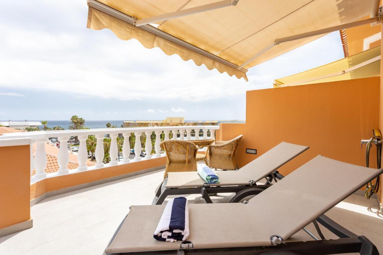 Exclusive Penthouse Playa Las Vistas 4 Close To The Sea And Beach, Aircondition For A Fee, Wifi, Terrace, Heated Pool Playa de las Americas  Exteriér fotografie