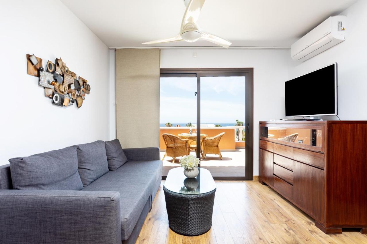 Exclusive Penthouse Playa Las Vistas 4 Close To The Sea And Beach, Aircondition For A Fee, Wifi, Terrace, Heated Pool Playa de las Americas  Exteriér fotografie