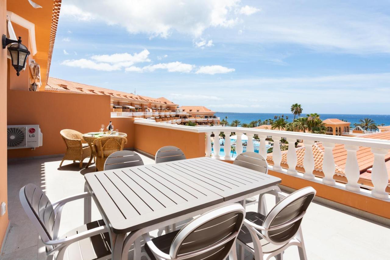Exclusive Penthouse Playa Las Vistas 4 Close To The Sea And Beach, Aircondition For A Fee, Wifi, Terrace, Heated Pool Playa de las Americas  Exteriér fotografie